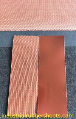 T0,75mm x W1m x L10m Κόκκινο Ύφασμα Fiberglass με επικάλυψη σιλικόνης (στυλ Rogers)